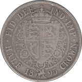 1895 HALFCROWN ( FINE ) 7 - Halfcrown - Cambridgeshire Coins