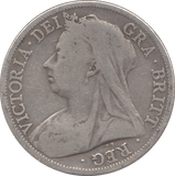 1895 HALFCROWN ( FINE ) - Halfcrown - Cambridgeshire Coins