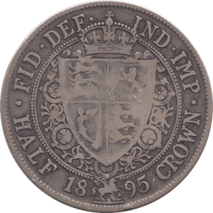 1895 HALFCROWN ( GF ) 11 - Halfcrown - Cambridgeshire Coins