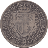 1895 HALFCROWN ( GF ) 11 - Halfcrown - Cambridgeshire Coins