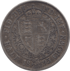 1895 HALFCROWN ( GF ) - Halfcrown - Cambridgeshire Coins