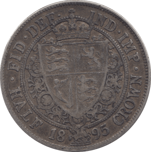 1895 HALFCROWN ( GF ) - Halfcrown - Cambridgeshire Coins