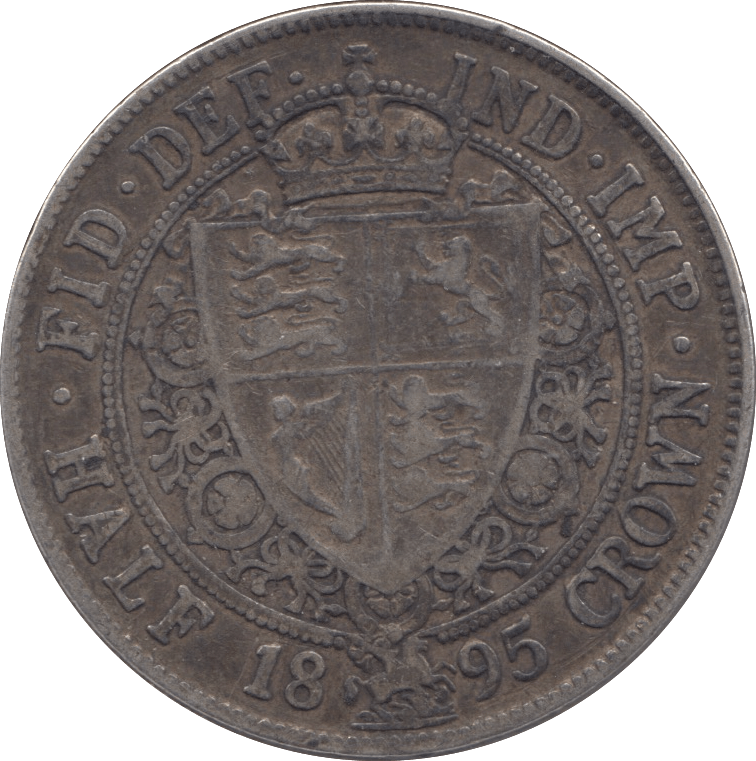 1895 HALFCROWN ( GF ) - Halfcrown - Cambridgeshire Coins