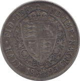 1895 HALFCROWN ( GF ) - Halfcrown - Cambridgeshire Coins