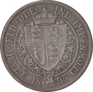 1895 HALFCROWN ( GF ) - HALFCROWN - Cambridgeshire Coins