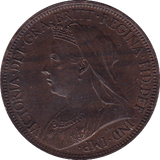 1895 HALFPENNY ( AUNC ) - Halfpenny - Cambridgeshire Coins