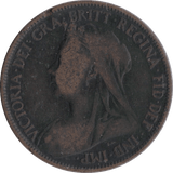 1895 HALFPENNY ( NF ) - Halfpenny - Cambridgeshire Coins
