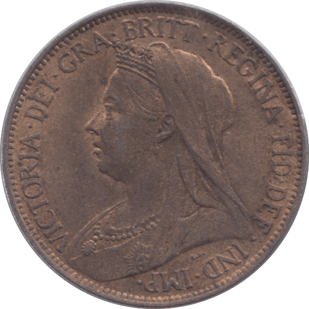 1895 HALFPENNY ( UNC ) - Halfpenny - Cambridgeshire Coins