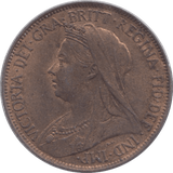 1895 HALFPENNY ( UNC ) - Halfpenny - Cambridgeshire Coins