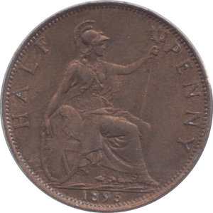 1895 HALFPENNY ( UNC ) - Halfpenny - Cambridgeshire Coins