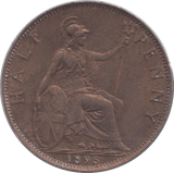 1895 HALFPENNY ( UNC ) - Halfpenny - Cambridgeshire Coins