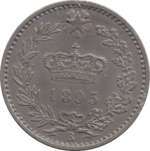 1895 ITALY 20 CENTESIM - WORLD COINS - Cambridgeshire Coins