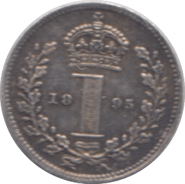 1895 MAUNDY ONE PENNY ( EF ) - Maundy Coins - Cambridgeshire Coins