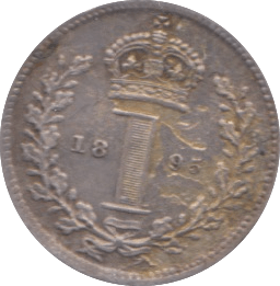1895 MAUNDY ONE PENNY ( EF ) - Maundy Coins - Cambridgeshire Coins