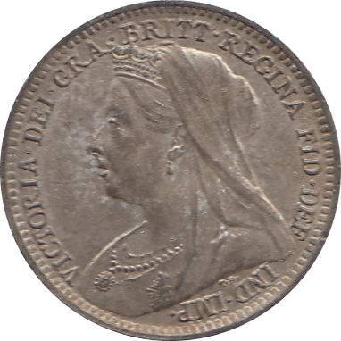 1895 MAUNDY THREEPENCE ( UNC ) 3 - Maundy Coins - Cambridgeshire Coins