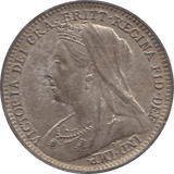 1895 MAUNDY THREEPENCE ( UNC ) 3 - Maundy Coins - Cambridgeshire Coins