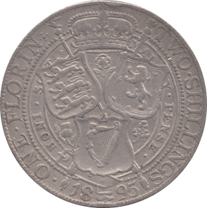 1895 ONE FLORIN ( GF ) 8 - Florin - Cambridgeshire Coins