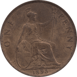1895 PENNY 1 ( AUNC ) 45 - Penny - Cambridgeshire Coins