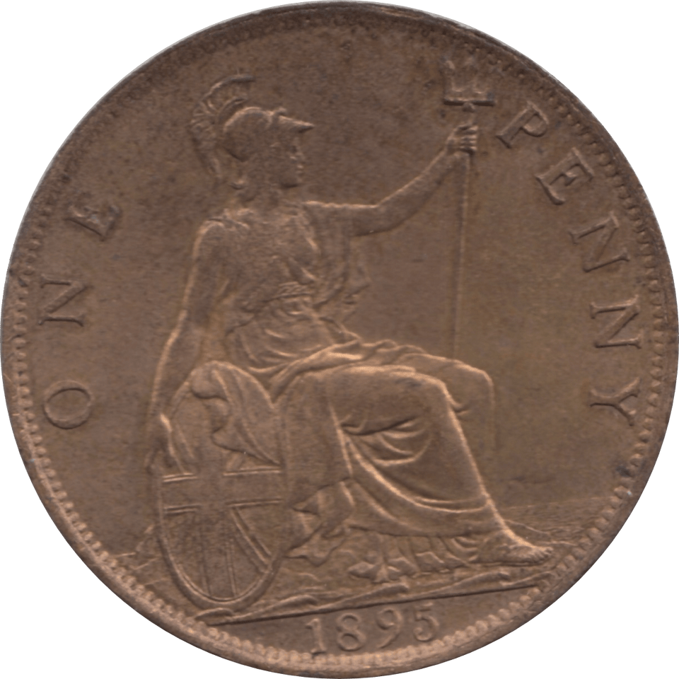 1895 PENNY 2 ( AUNC ) 46 - Penny - Cambridgeshire Coins