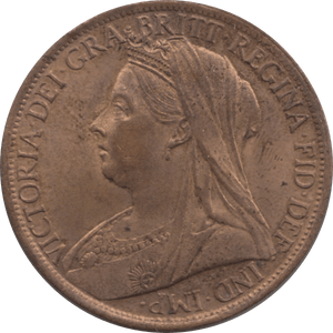 1895 PENNY 2 ( AUNC ) 46 - Penny - Cambridgeshire Coins