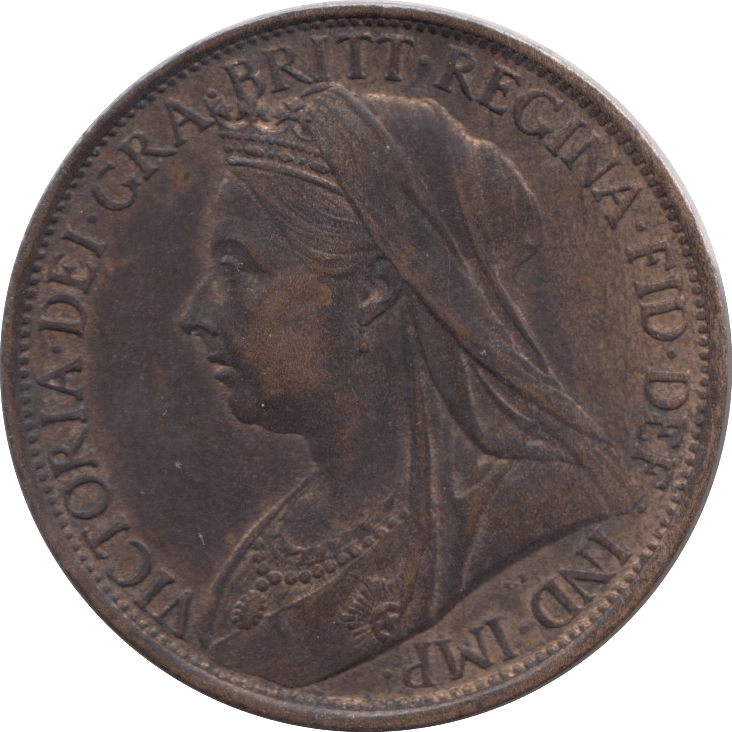 1895 PENNY 2 ( AUNC ) 4 - Penny - Cambridgeshire Coins