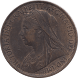 1895 PENNY 2 ( AUNC ) 4 - Penny - Cambridgeshire Coins