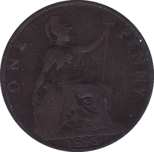 1895 PENNY ( F ) 2MM TRIDENT - Penny - Cambridgeshire Coins