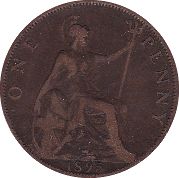 1895 PENNY ( F ) 2MM - Penny - Cambridgeshire Coins