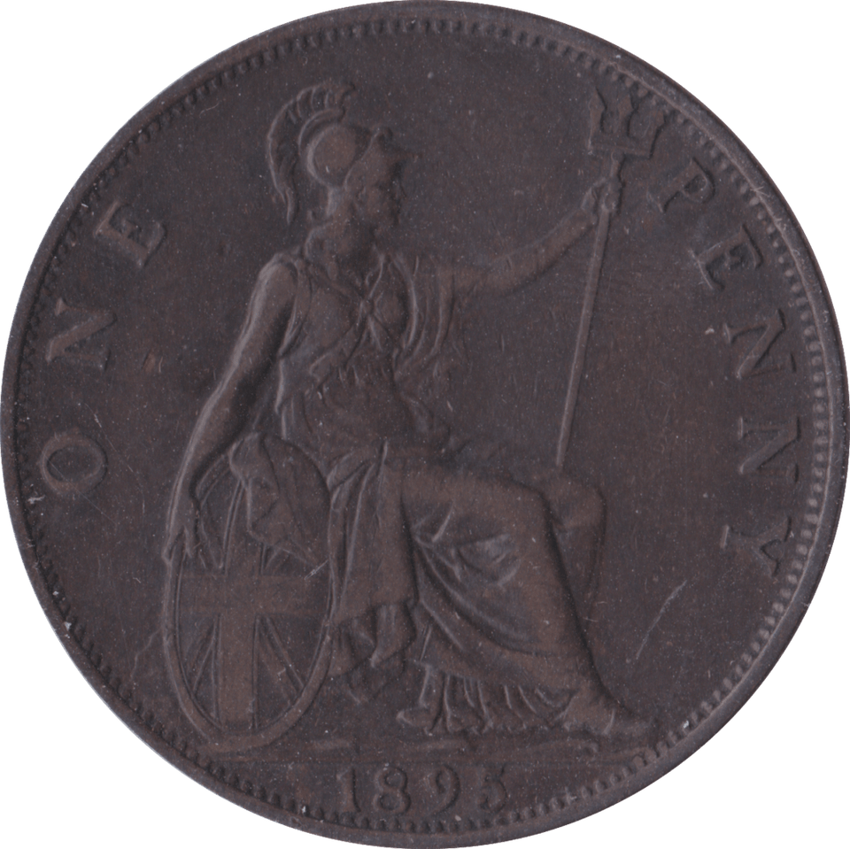 1895 PENNY ( GVF ) TRIDENT 1MM - Penny - Cambridgeshire Coins