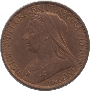 1895 PENNY ( UNC ) 3 - PENNY - Cambridgeshire Coins