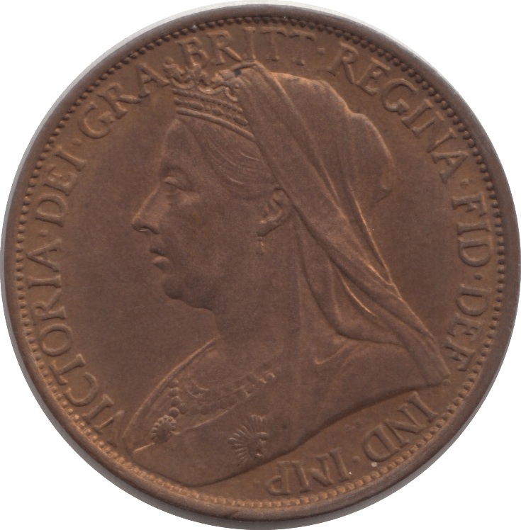 1895 PENNY ( UNC ) 3 - PENNY - Cambridgeshire Coins
