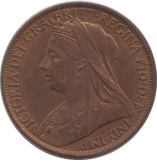 1895 PENNY ( UNC ) 3 - PENNY - Cambridgeshire Coins