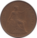 1895 PENNY ( UNC ) 3 - PENNY - Cambridgeshire Coins