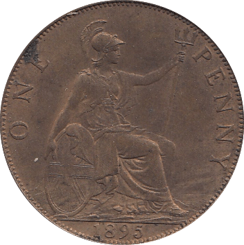 1895 PENNY ( UNC ) - Penny - Cambridgeshire Coins
