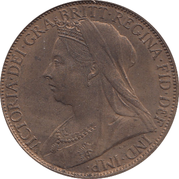 1895 PENNY ( UNC ) - Penny - Cambridgeshire Coins