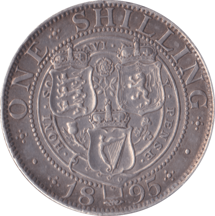 1895 SHILLING ( EF ) B - Shilling - Cambridgeshire Coins