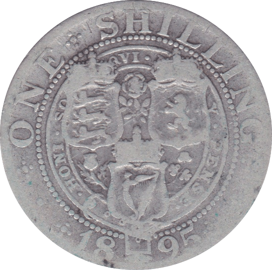 1895 SHILLING ( FAIR ) - Shilling - Cambridgeshire Coins