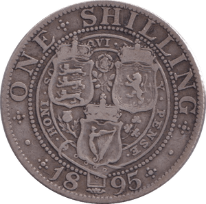 1895 SHILLING ( FINE ) - Shilling - Cambridgeshire Coins