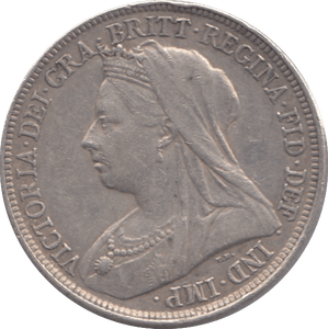 1895 SHILLING ( GVF ) - Shilling - Cambridgeshire Coins
