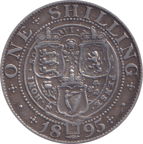 1895 SHILLING ( VF ) - Shilling - Cambridgeshire Coins