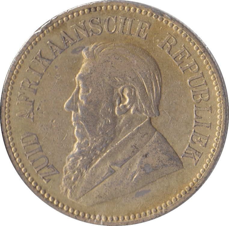 1895 SILVER 2 1/2 SHILLING SOUTH AFRICA - SILVER WORLD COINS - Cambridgeshire Coins