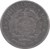 1895 SILVER HALFCROWN SOUTH AFRICA - SILVER WORLD COINS - Cambridgeshire Coins