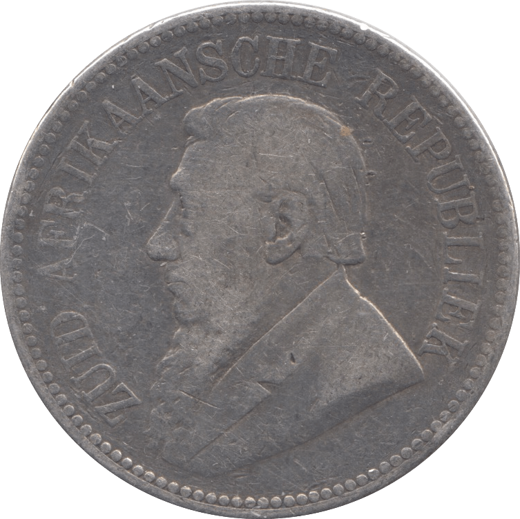 1895 SILVER HALFCROWN SOUTH AFRICA - SILVER WORLD COINS - Cambridgeshire Coins