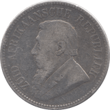 1895 SILVER HALFCROWN SOUTH AFRICA - SILVER WORLD COINS - Cambridgeshire Coins