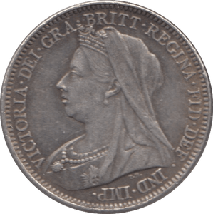 1895 SILVER THREEPENCE ( EF ) - Threepence - Cambridgeshire Coins