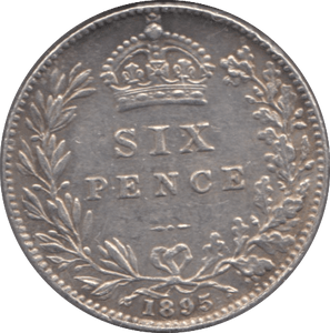 1895 SILVER THREEPENCE ( EF ) - Threepence - Cambridgeshire Coins