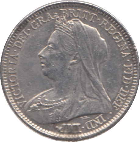 1895 SIXPENCE ( AUNC ) 2 - Sixpence - Cambridgeshire Coins