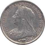 1895 SIXPENCE ( AUNC ) 2 - Sixpence - Cambridgeshire Coins