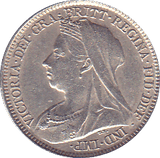 1895 SIXPENCE ( AUNC ) - Sixpence - Cambridgeshire Coins
