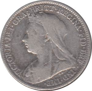 1895 SIXPENCE ( FINE ) 3 - Sixpence - Cambridgeshire Coins